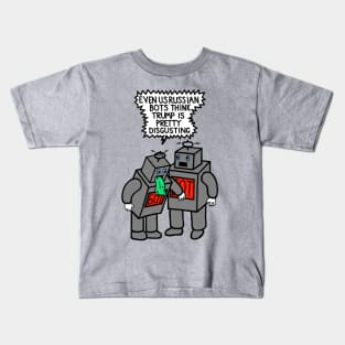 Disgusted Russian Bots Kids T-Shirt